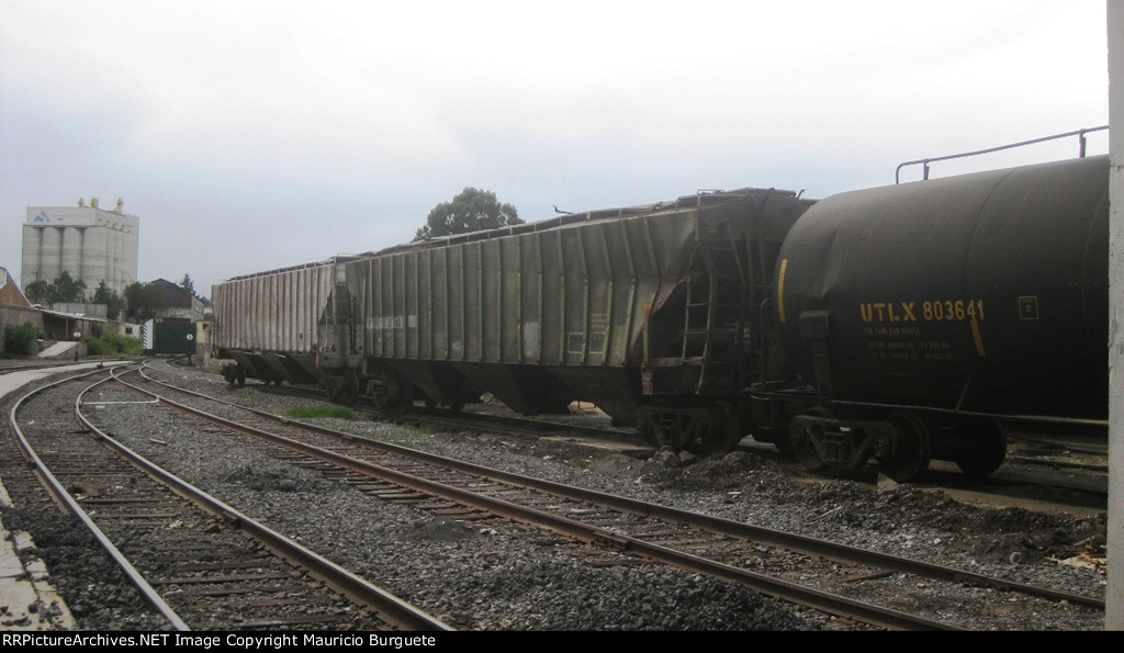 Crashed Covered Hoppers ar yard